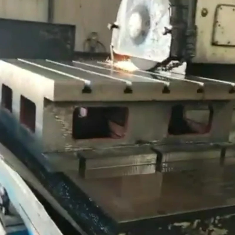 टी स्लॉट कच्चा लोहा वर्ग बक्से के प्रसंस्करण के वीडियो-mai